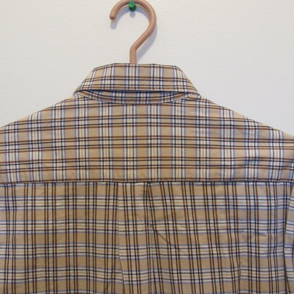 Viyella Men's Shirt Wool and Cotton Plaid Check Print Made in Canada Sz M EUC - Picture 8 of 11
